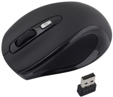 Мышь беспроводная Oklick 404MW Lite (optical, 1600dpi, 2*AAA, black)