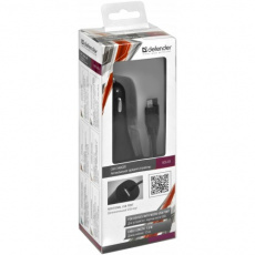 Зарядное устройство от прикуривателя Defender UCG-03 (1 USB разъём, кабель 1.5m, microUSB 1A, black)