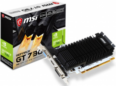 Видеокарта MSI GF GT730 2Gb (N730K-2GD3H/LP, 64bit, DDR3, DVI+HDMI+CRT) RTL