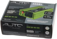 Преобразователь напряжения QUMO QAI-901-500 (Inv 001) (12V входное, 220V выходное напряжение, на клеммы, USB 1A, мощность 500W)
