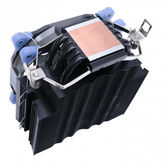 Вентилятор AeroCool Verkho 5 Dark (1150/1151/1155/1156/1200/2011/2066/775/AM2/AM3/AM4/FM1/FM2, 120mm, Al, Hydro, 800-2000rpm, 15-27dBa, 5 тепловых трубок 6mm, DTH, 4pin, 150W) RTL