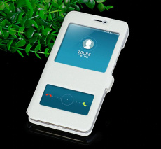 Чехол клип-кейс 6A117 (для Meizu M6, leather, white)