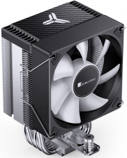 Вентилятор JONSBO CR-1400 EVO Color (1150/1151/1155/1200/1700/AM4/AM5, 92mm, Hydro, Al, 800-2200rpm, 22-34dBa, 4 тепловые трубки, DTH, 4pin, PWM, rainbow LED, 130W, black) RTL