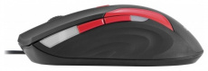 Мышь Defender Warhead GM-1110 (USB, optical, 2000dpi, игровая, black-red)