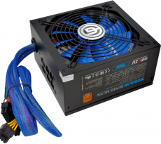 Блок питания GINZZU 700W (MC700, 80+ Bronze, 140mm, 20+4+4+4pin, 4*PCI-E 6+2pin, 6*SATA, 4*HDD, Modular) RTL