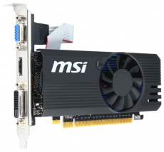 Видеокарта MSI GF GT730 1Gb (N730K-1GD5LP/OC, 64bit, GDDR5, DVI+HDMI+CRT) RTL