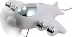 USB 2.0 HUB Konoos UK-39 (4 порта, Аэроплан)