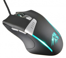 Мышь Oklick PANTHER 885G (USB, optical, 4000dpi, игровая, black-silver)