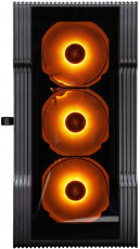 Корпус 1STPLAYER TRILOBITE T3-G (T3-G-BK-4F2) (без БП, mATX, USB3.0, 4x ARGB Fan, black)