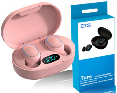 Гарнитура E7S TWS (затычки, беспроводная, Bluetooth 5.0, с микрофоном, до 5 часов работы от батареи, black)
