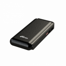 Внешний аккумулятор Ritmix RPB-10001L (литий-ионный, 10000mAh, 2*USB - 2.1A max, вход 2А, black)