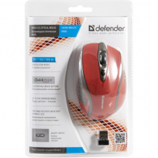 Мышь беспроводная Defender Safari MM-675 Nano (optical, 1600dpi, 1*AA, Sunset)