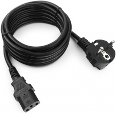 Кабель питания (PC-186-1-3M, сис. блок - розетка, 3.0m, 16A, 1.0мм2, black) Cablexpert