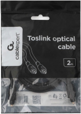 Кабель аудио оптический Toslink (m-m) 2.0m (CC-OPT-2M, black) Cablexpert