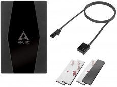 Разветвитель питания Case Fan Hub Rev.2 SATA (m) -> 10x Fan 4 pin (f) (ACFAN00175A, PWM, black) ARCTIC