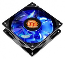 Вентилятор Thermaltake Longevity 8 (AF0053) (80x80х25mm, Hydro, 2000rpm, 26dBa, 3+4pin, blue LED) RTL