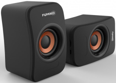 Колонки FUMIKO DELUNA (6W, USB, black)