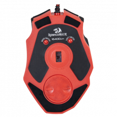 Мышь Redragon SAMSARA (USB, laser, 16400dpi, игровая, black-red)