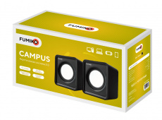 Колонки FUMIKO CAMPUS (1W, USB, black)
