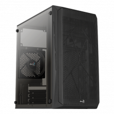 Корпус AeroCool CS-107-A-BK-V1 (без БП, mATX, USB3.0, black)