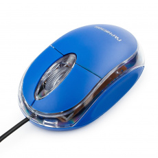 Мышь Гарнизон GM-100B (USB, optical, 1000dpi, 1.15m, blue)