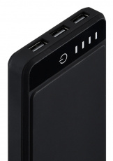Внешний аккумулятор Digma DG-10000-3U-BK (литий-полимерный, 10000mAh, 2*USB 3A, вход 3A, black)