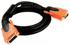 Кабель DVI (m) - DVI (m) 1.8m (ACG446D, dual link, black-orange) AOpen