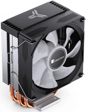 Вентилятор JONSBO CR-1300 EVO Color (1150/1151/1155/1156/1200/1700/AM4/AM5, 90mm, Al, 800-2000rpm, <28dBa, 4 тепловые трубки, DTH, 4pin, PWM, 125W, rainbow LED, black) RTL