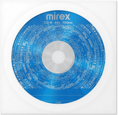 Диск CD-R Mirex (700Mb, 48x, 1шт., конверт)
