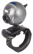 Web-камера A4Tech PK-750G (0.3Mpx, 640x480, микрофон, крепление на монитор, black-silver)