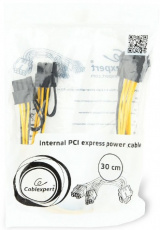 Переходник питания для видеокарты (CC-PSU-85, 0.3m, PCI-Express 6+2pin (f) / 2xPCI-Express 6+2pin (m)) Cablexpert