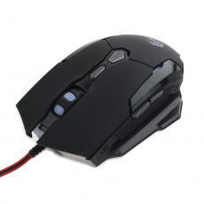 Мышь Gembird MG-600 (USB, optical, 3200dpi, игровая, подсветка, 1.8m, black)
