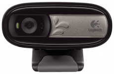 Web-камера Logitech WebCam C170 (0.3Mpx, 640x480, микрофон, универсальное крепление, black-silver)