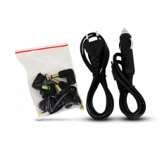 Зарядное устройство для ноутбука Crown CMLC-3232 (вход 220V, выход 12-24V (автоопределение), USB 2A, 100W, black)