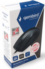 Мышь Gembird MUSOPTI9-905U (USB, optical, 1000dpi, 1.5m, black)