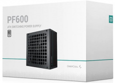 Блок питания DEEPCOOL 600W (PF600D-HA, 80+, 120mm, 20+4+4+4+4+4pin, 4xPCI-E 6+2pin, 6*SATA, 2*HDD) RTL