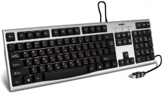 Клавиатура Sven KB-S300 (USB, влагоустойчивая, silver)