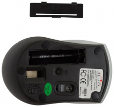 Мышь беспроводная Oklick 540SW (optical, 800dpi, 2*AAA, black-silver)
