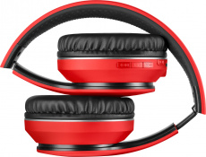 Гарнитура Defender FreeMotion B580 (полноразмерная закрытая, беспроводная, Bluetooth 5.0, с микрофоном, до 8 часов работы от батареи, складная, soft-touch, red)