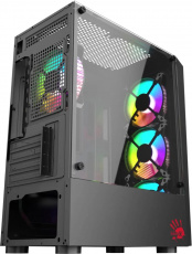 Корпус Bloody BD-CC102F (без БП, mATX, USB3.0, 4x ARGB Fan, black)