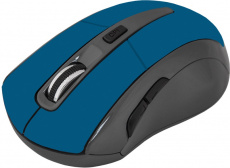 Мышь беспроводная Defender Accura MM-965 (optical, 1600dpi, 2xAAA, grey-blue)