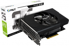 Видеокарта Palit GF RTX3050 STORMX 8Gb (128bit, GDDR6, HDMI+DVI+DP) RTL