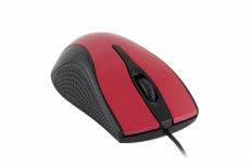 Мышь Oklick 215M (USB, optical, 1000dpi, black-red)