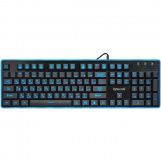 Клавиатура Redragon DYAUS (USB, игровая, 7 цветов подсветки символов, мультимедийная, black-red)