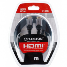 Кабель HDMIm-HDMIm 5.0м (ver.1.4, 6101B, 30AWG) Floston