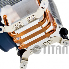 Вентилятор Titan TTC-NK35TZ/RPW(KU) (1150/1151/1155/1156/1366/775/AM2/AM3/FM1/FM2, 95mm, Al, 900-2600rpm, 10-27dBa, 3 тепловые трубки, 4pin, 130W) RTL