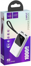 Внешний аккумулятор hoco J41 Treasure (литий-ионный, 10000mAh, 2*USB 2A, вход 2A, white)