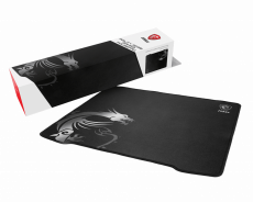 Коврик для мыши MSI Agility GD30 (шёлковый на резиновой основе, игровой, black-red, 450x400x3mm)