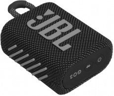 Колонка JBL GO 3 (4.2W, портативная, Bluetooth v.5.1, до 5 часов работы от батареи, защита от воды, IP67, black)