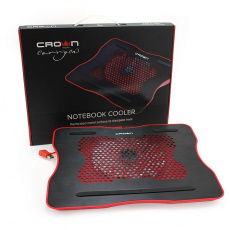 Подставка для ноутбука Crown CMLC-1001 (12-15", 160mm Fan, black-red)